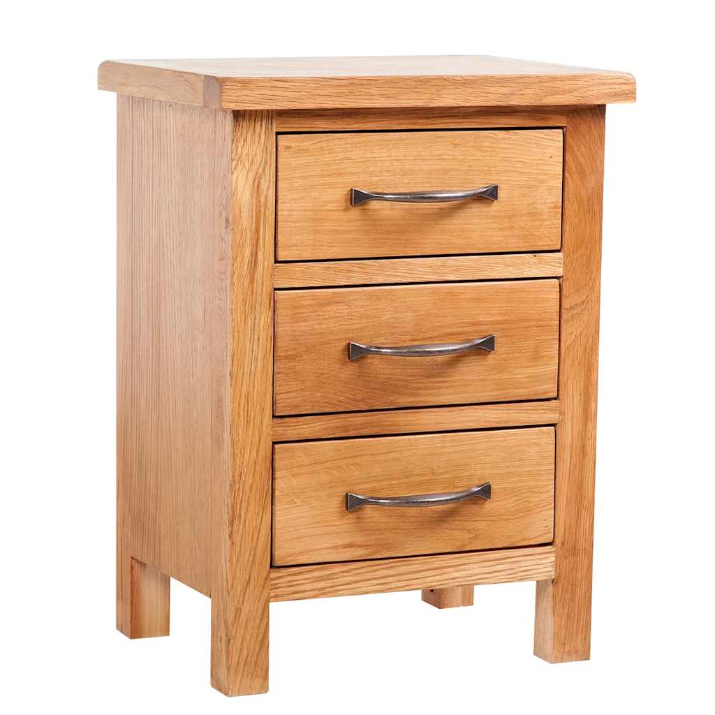 Nachttische 2 Stk. 40x30x54 cm Massivholz Eiche