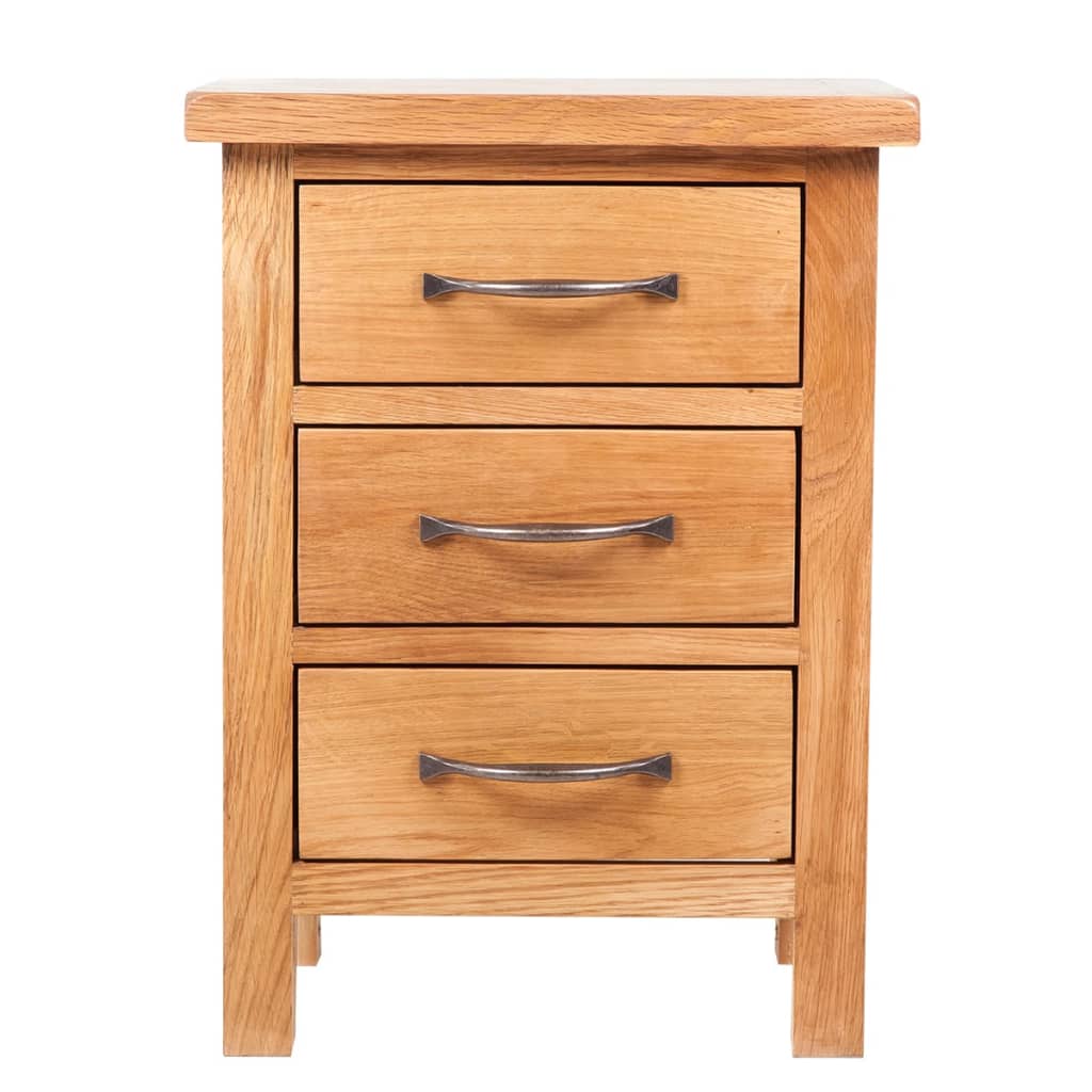 Nachttische 2 Stk. 40x30x54 cm Massivholz Eiche