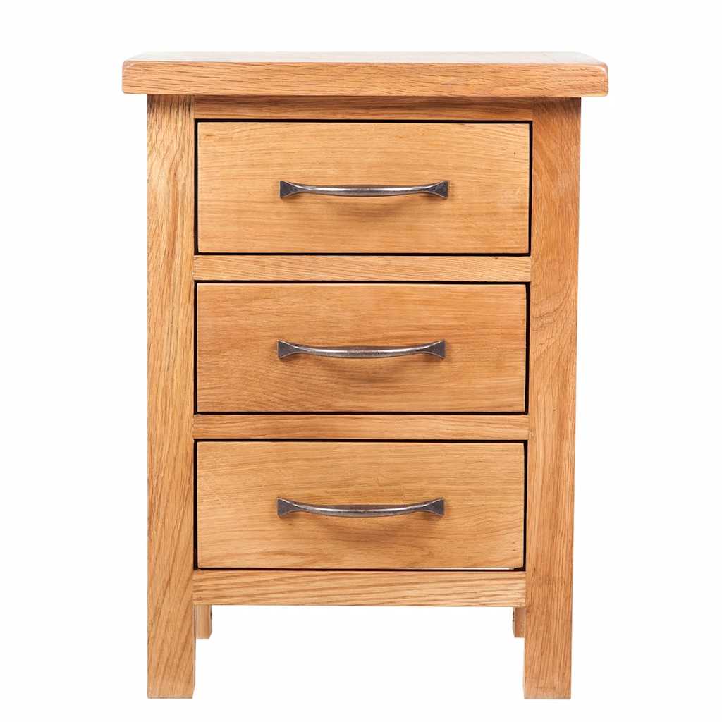 Nachttische 2 Stk. 40x30x54 cm Massivholz Eiche