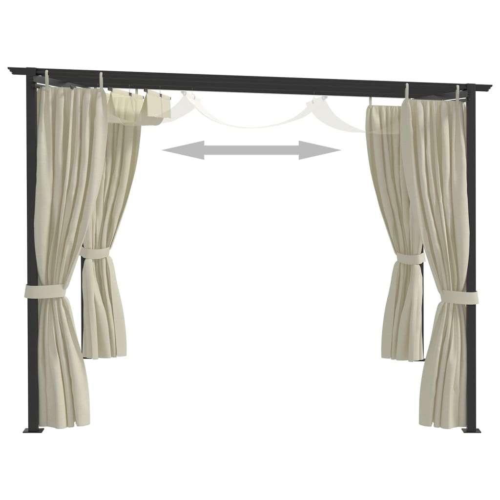 Pavillon 4 x 3 m Creme
