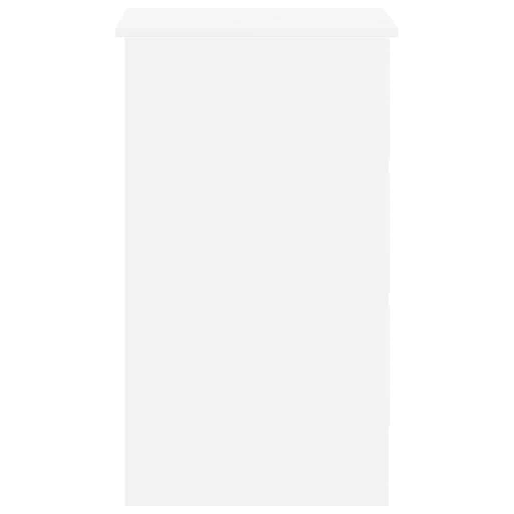 Bureau blanc 90x45x76 cm en bois
