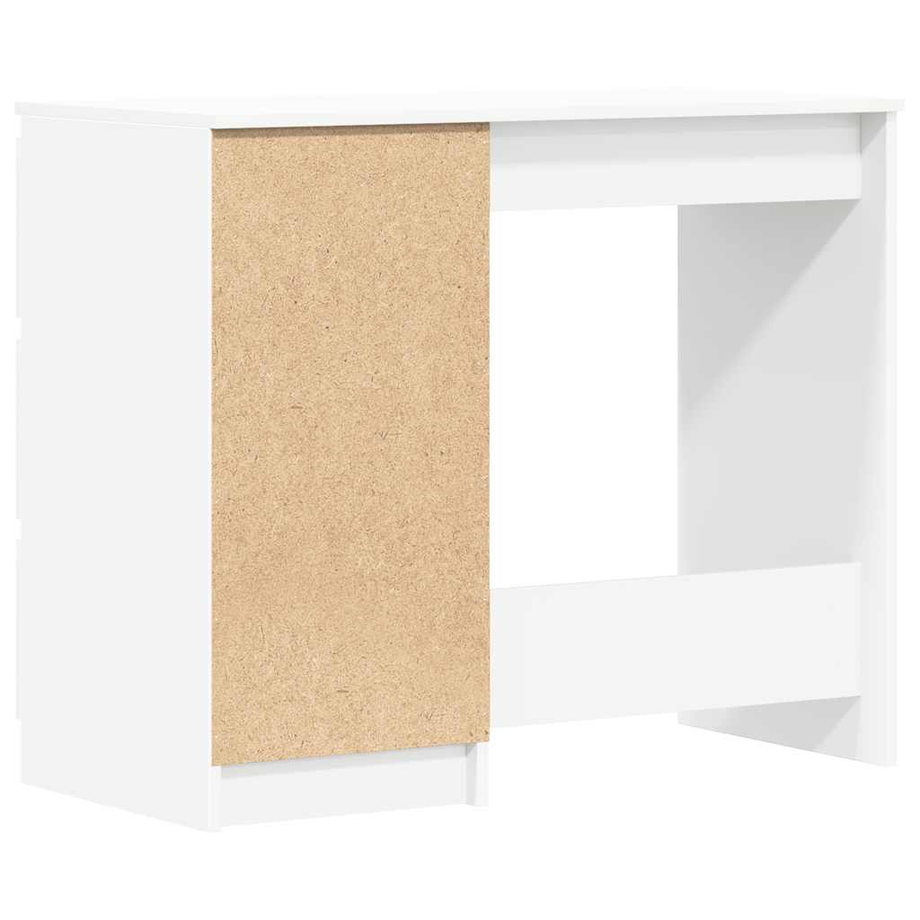Bureau blanc 90x45x76 cm en bois