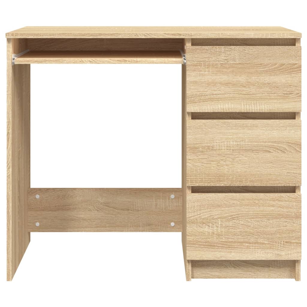 Schreibtisch Sonoma-Eiche 90x45x76 cm Holzwerkstoff