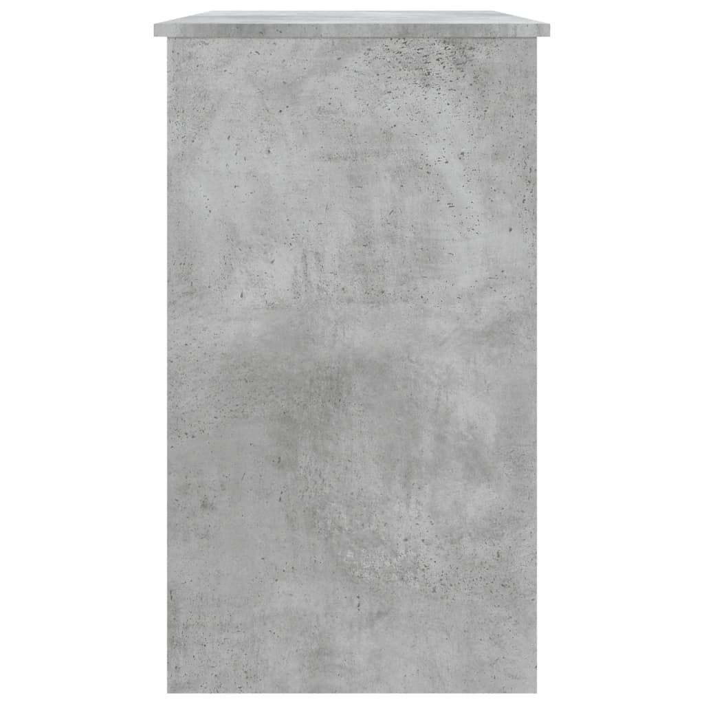 Schreibtisch Betongrau 90x45x76 cm Holzwerkstoff