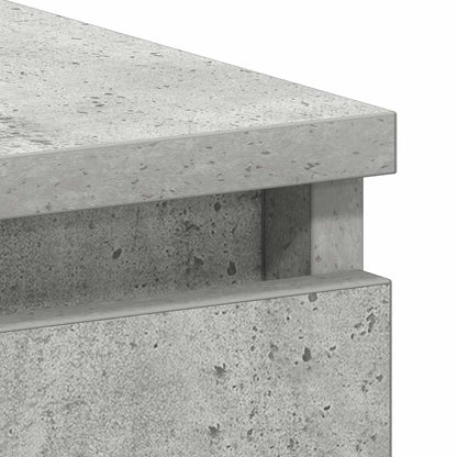 Schreibtisch Betongrau 90x45x76 cm Holzwerkstoff