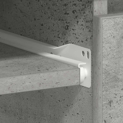 Schreibtisch Betongrau 90x45x76 cm Holzwerkstoff