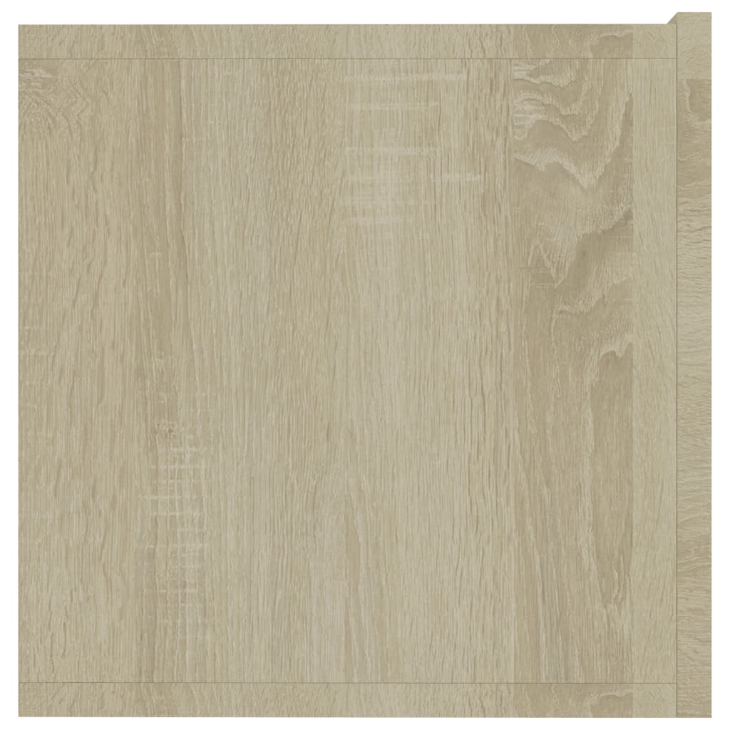 Meuble TV en chêne Sonoma 80x30x30 cm, matériau à base de bois