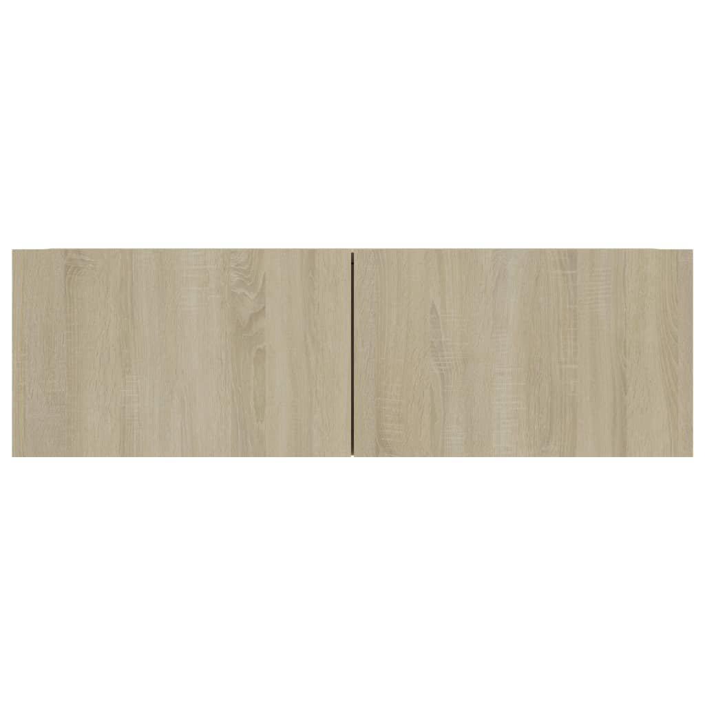 Meuble TV chêne Sonoma 100x30x30 cm matériau bois