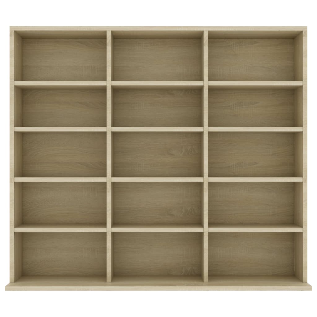 Étagère à CD en chêne Sonoma 100x23x89,5 cm, matériau bois