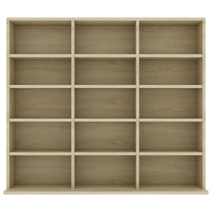CD-Regal Sonoma-Eiche 100x23x89,5 cm Holzwerkstoff