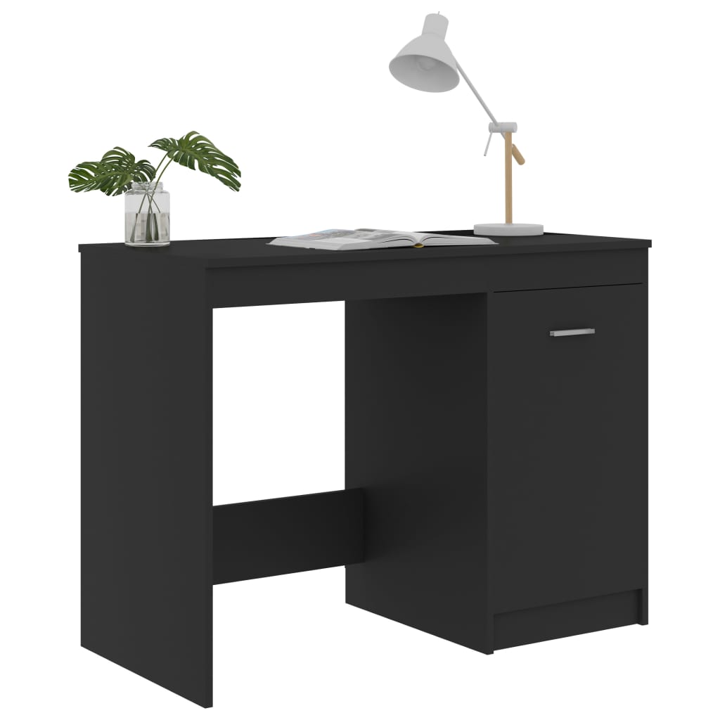 Bureau gris 100x50x76 cm matière bois