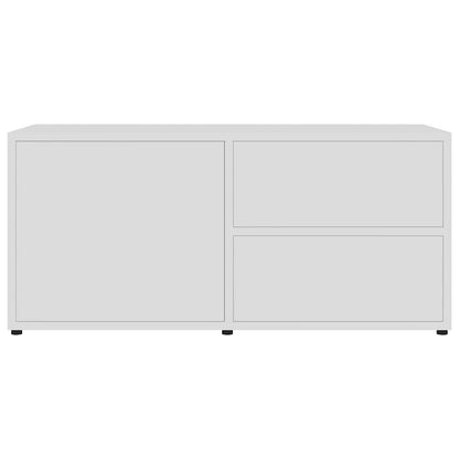 TV-Schrank Weiß 80x34x36 cm Holzwerkstoff