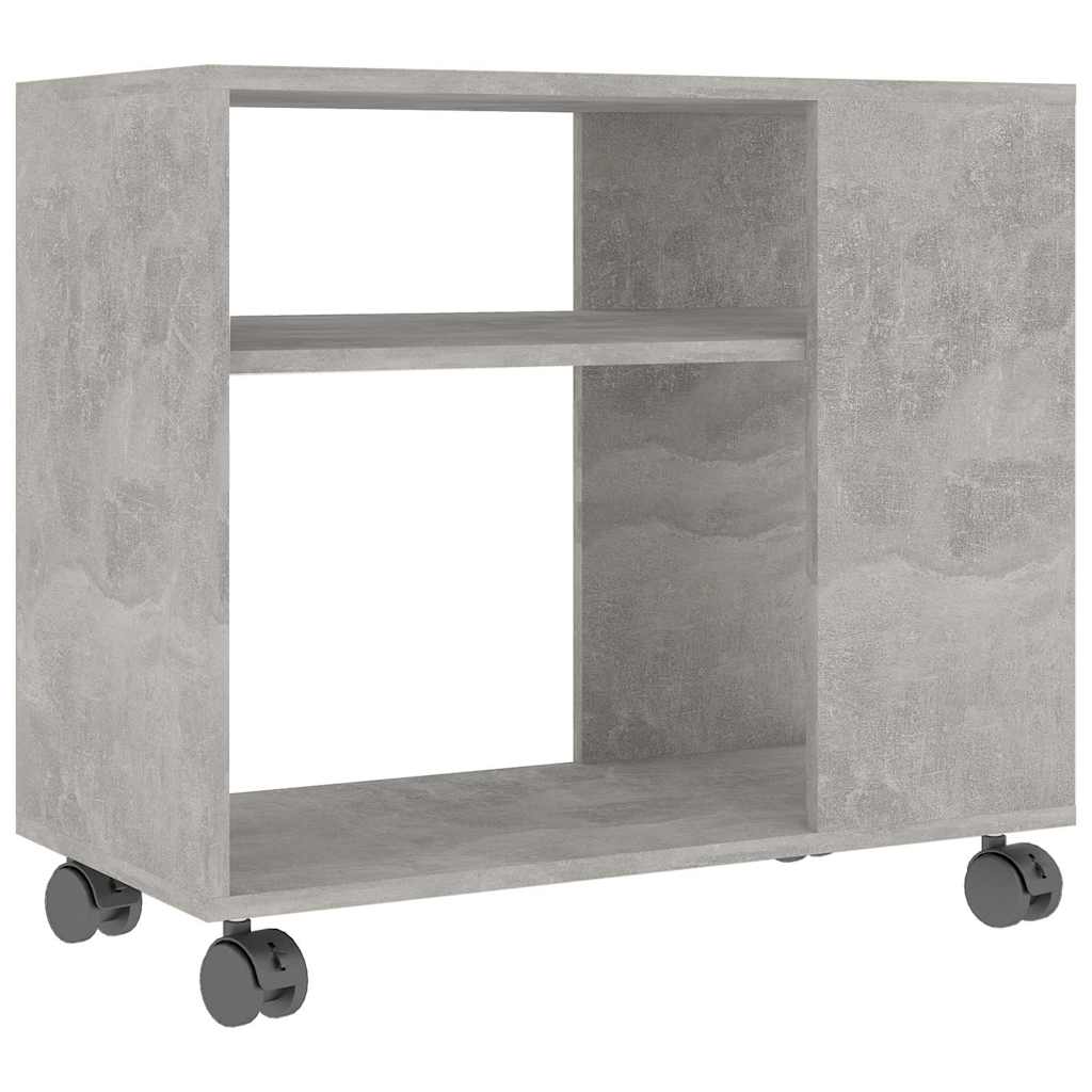 Beistelltisch Betongrau 70x35x60,5 cm Holzwerkstoff