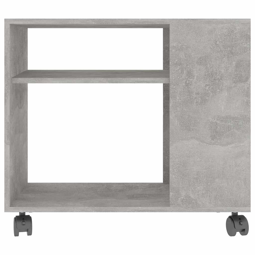 Beistelltisch Betongrau 70x35x60,5 cm Holzwerkstoff