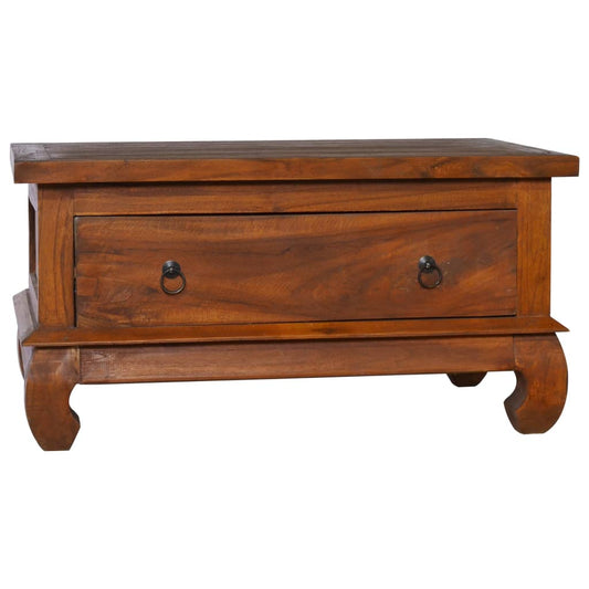 Couchtisch 80x50x40 cm Teak Massivholz