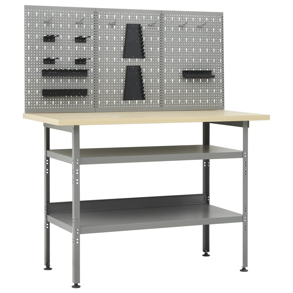 Établi avec 3 parois porte-outils