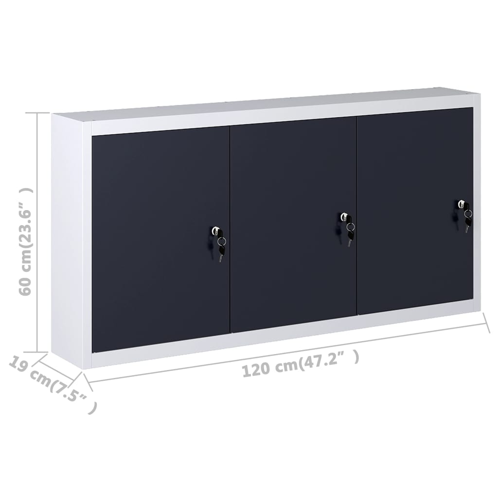 Établi avec 3 parois porte-outils et 1 armoire murale