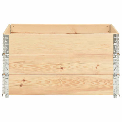 Paletten-Aufsatzrahmen 3 Stk. 50×100 cm Kiefer Massivholz