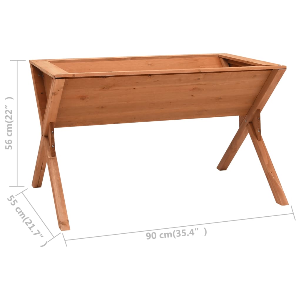 Hochbeet 90x55x56 cm Tannenholz