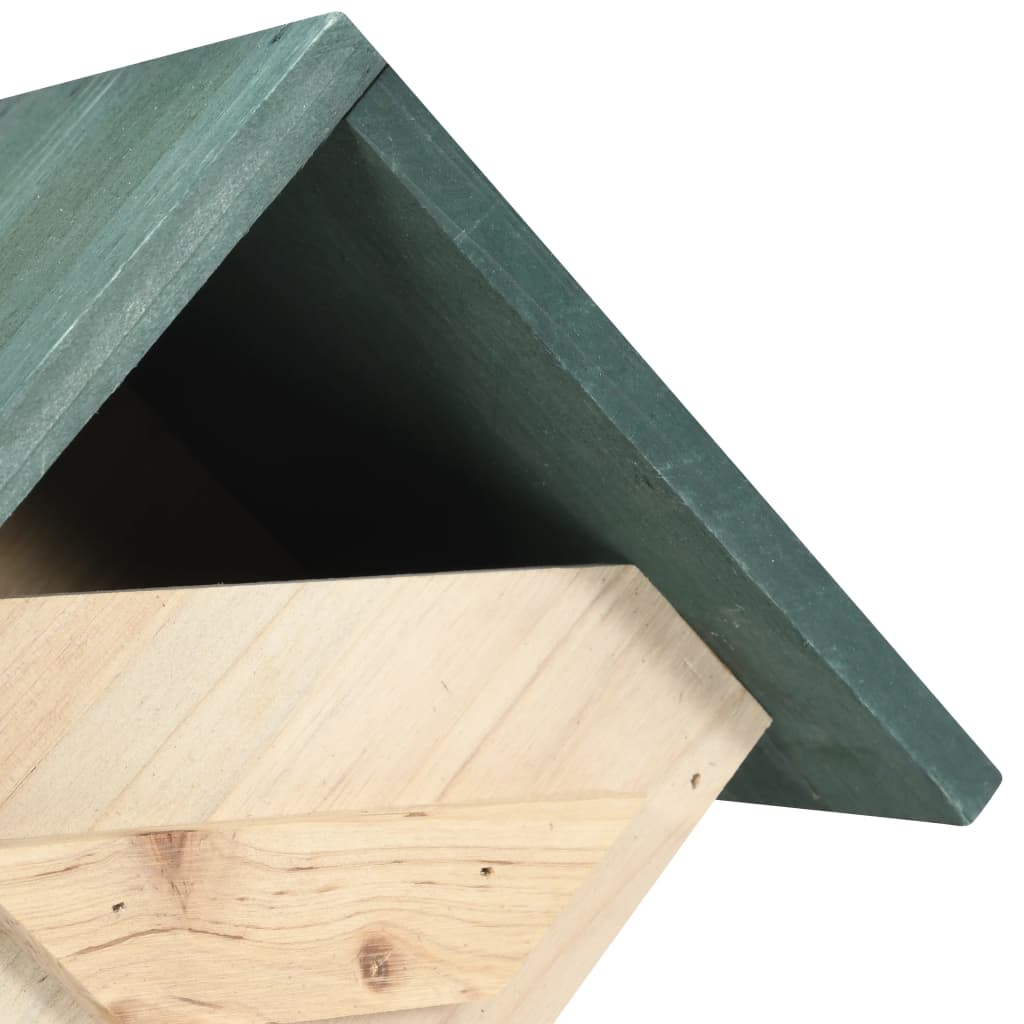 Nichoirs à oiseaux 4 pièces 24x16x30 cm bois de sapin