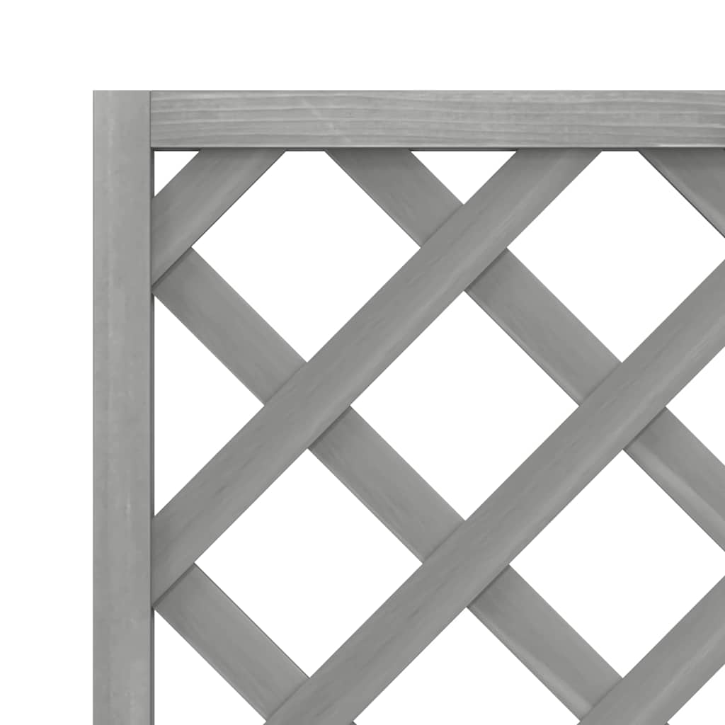Pflanzkübel mit Spalier 40x30x135 cm Massivholz Tanne