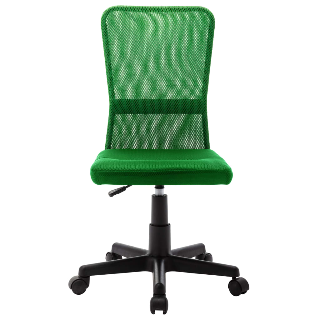 Chaise de bureau verte 44x52x100 cm tissu mesh