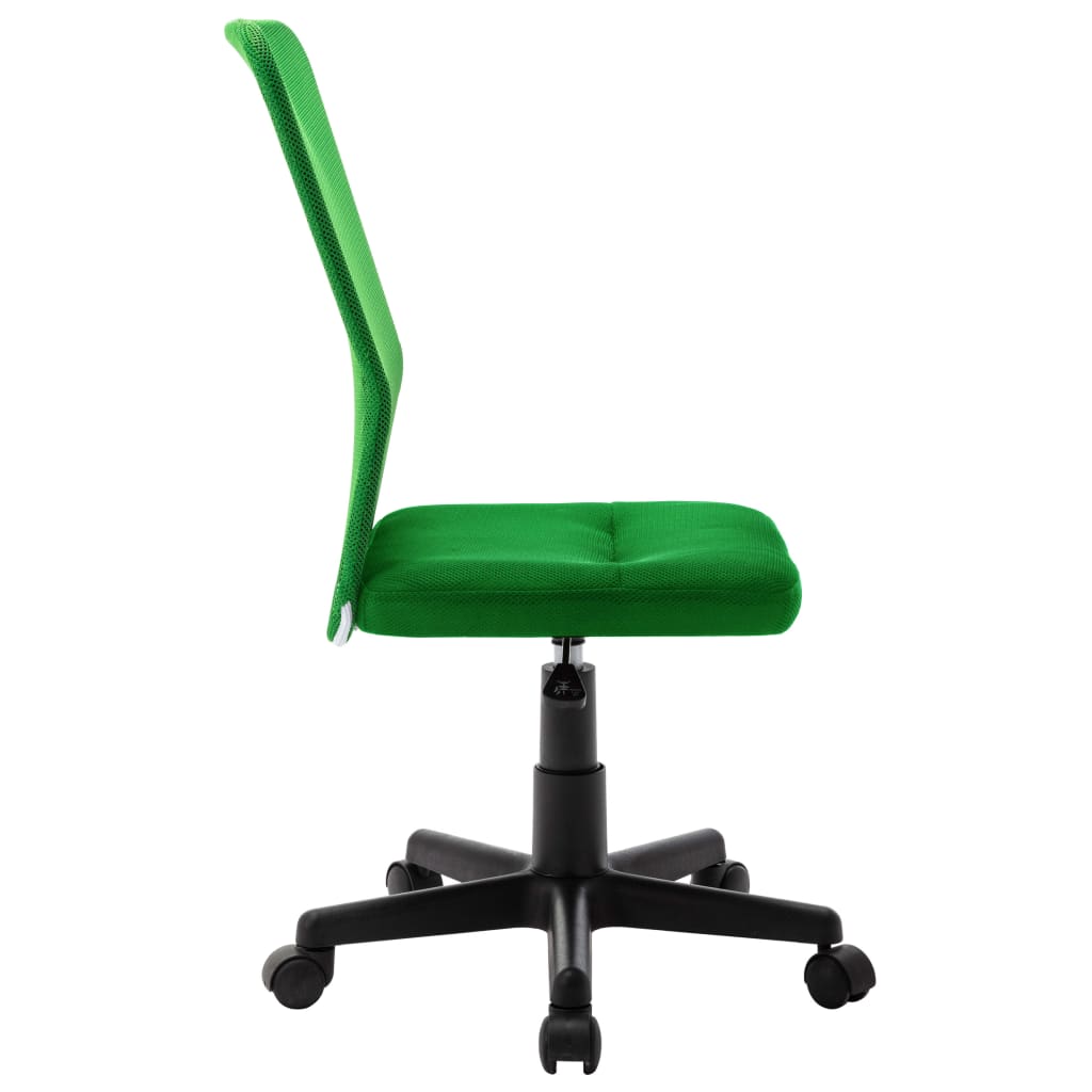 Chaise de bureau verte 44x52x100 cm tissu mesh