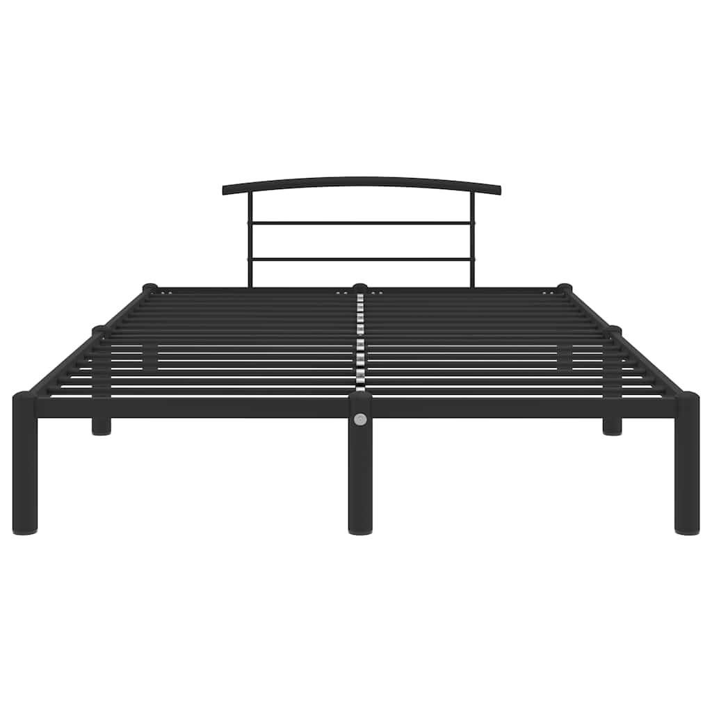 Bettgestell Schwarz Metall 120x200 cm