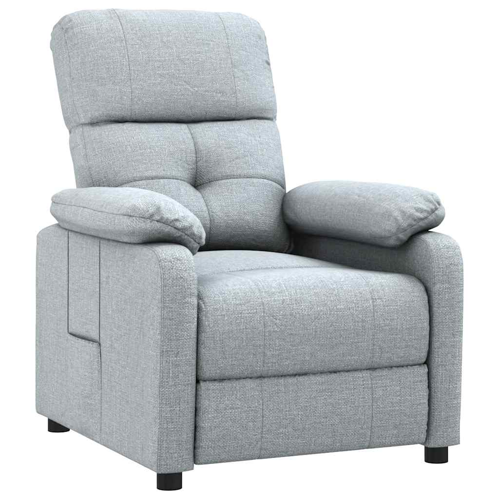 Relaxsessel Hellgrau Stoff