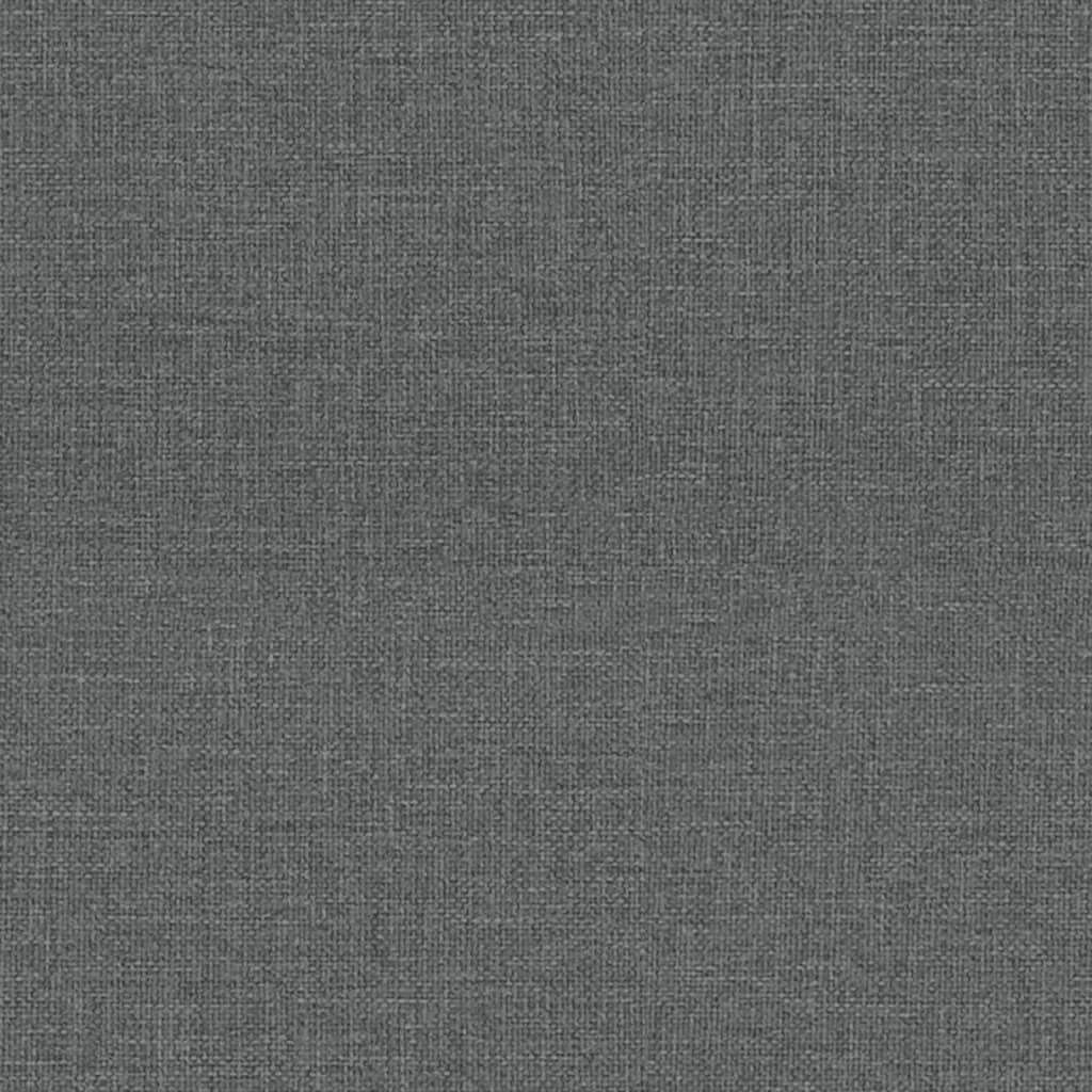 Fauteuil de relaxation tissu gris foncé