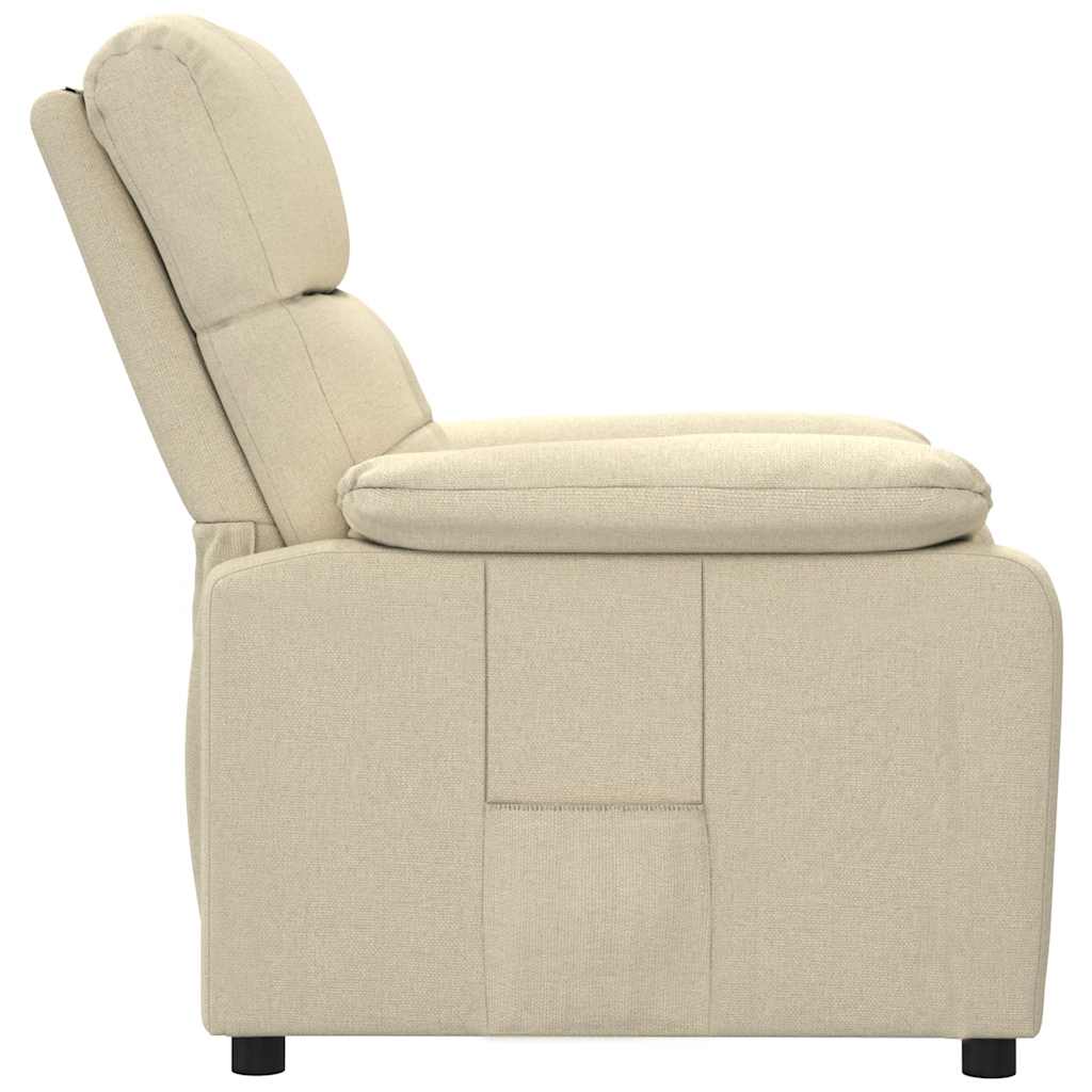 Relaxsessel Creme Stoff