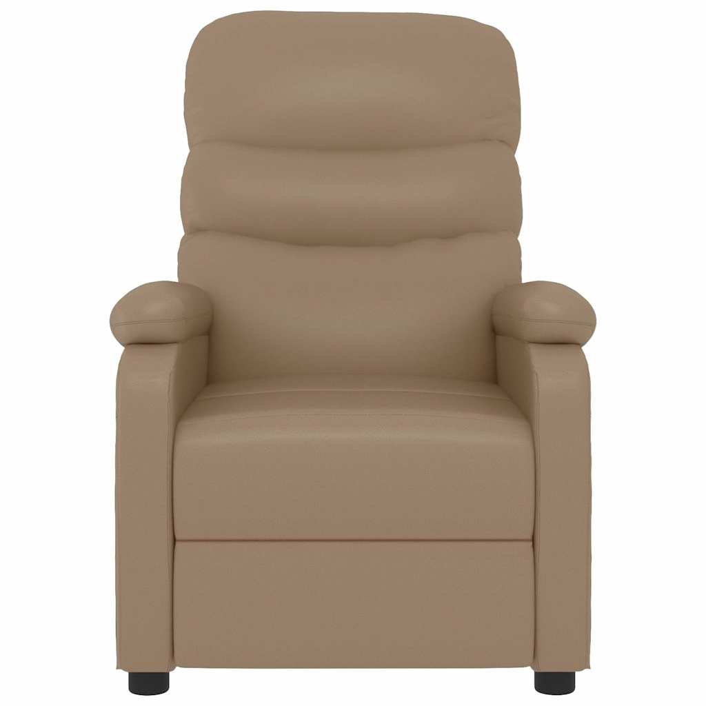 Massagesessel Cappuccino-Braun Kunstleder