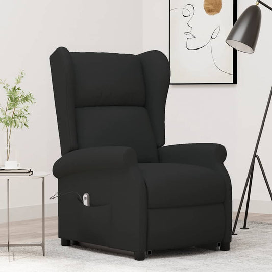 Aufstehsessel Schwarz Stoff