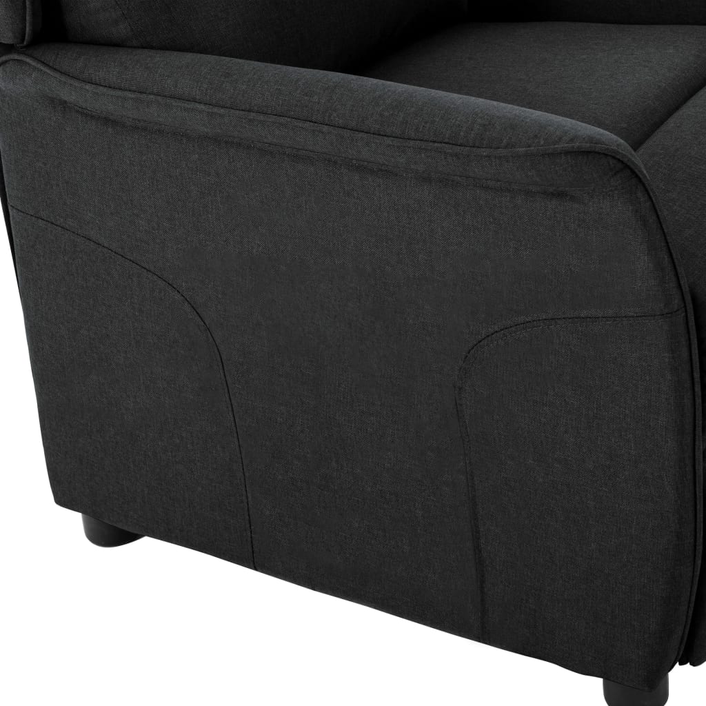 Relaxsessel Schwarz Stoff