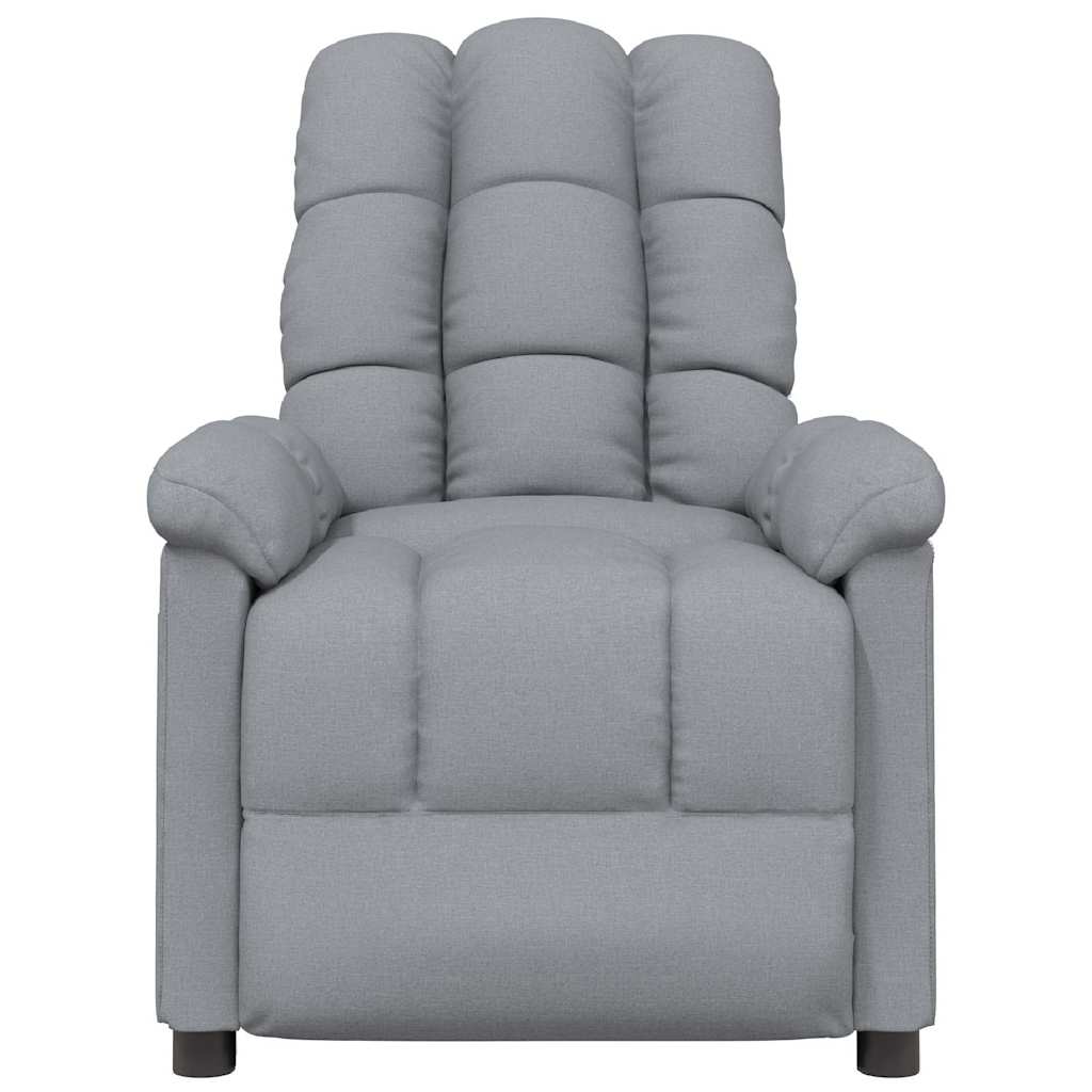 Relaxsessel Hellgrau Stoff