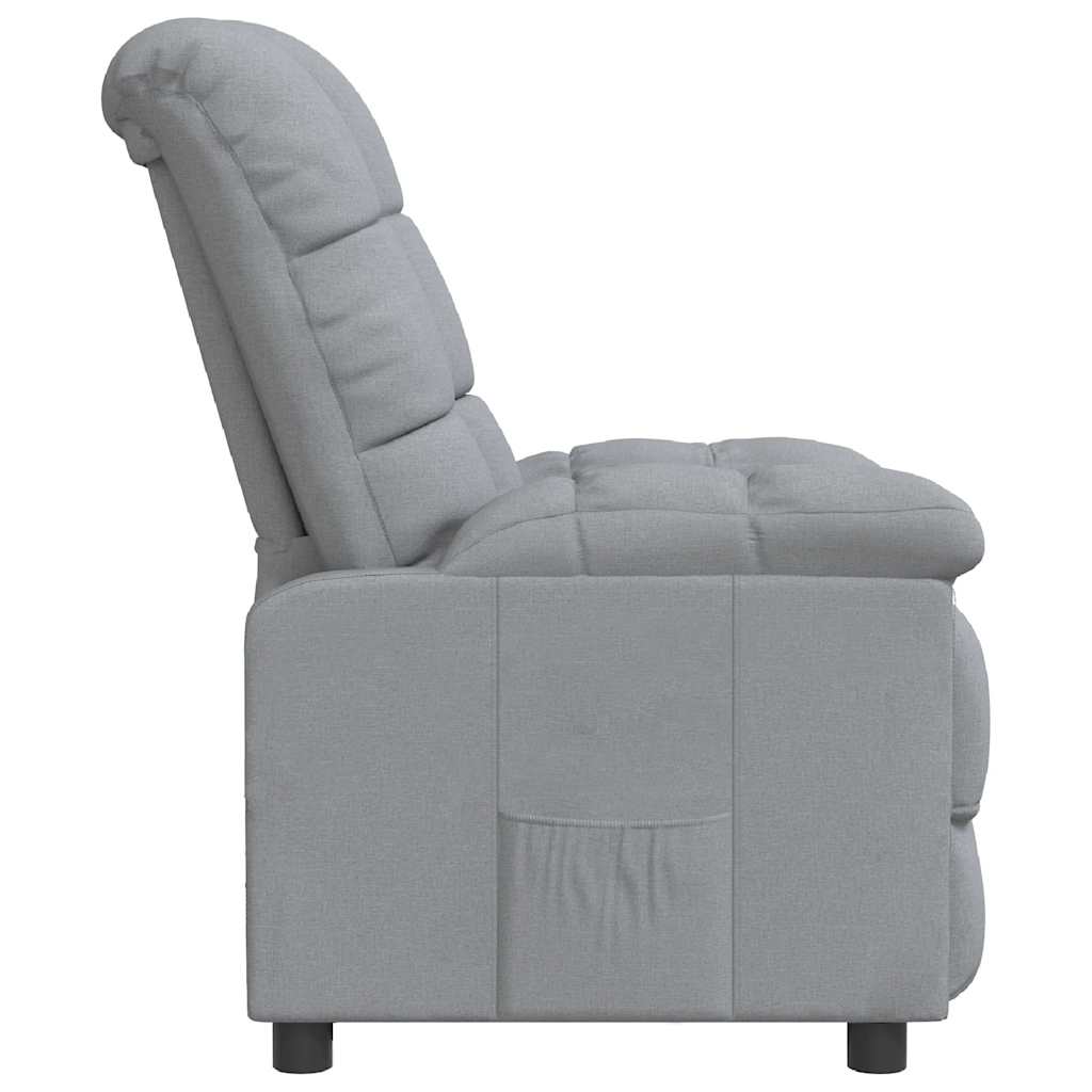 Relaxsessel Hellgrau Stoff