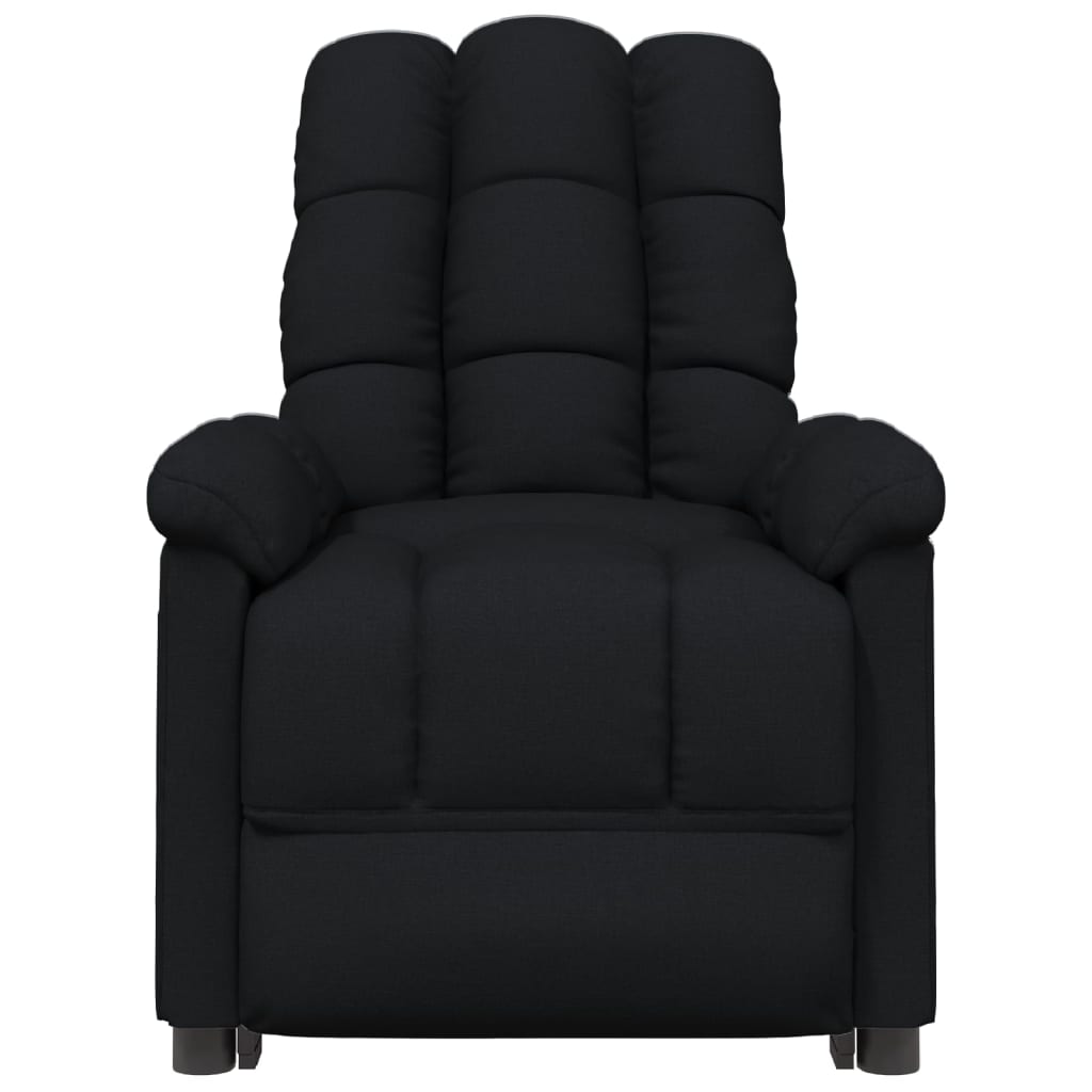 Fauteuil de relaxation tissu noir