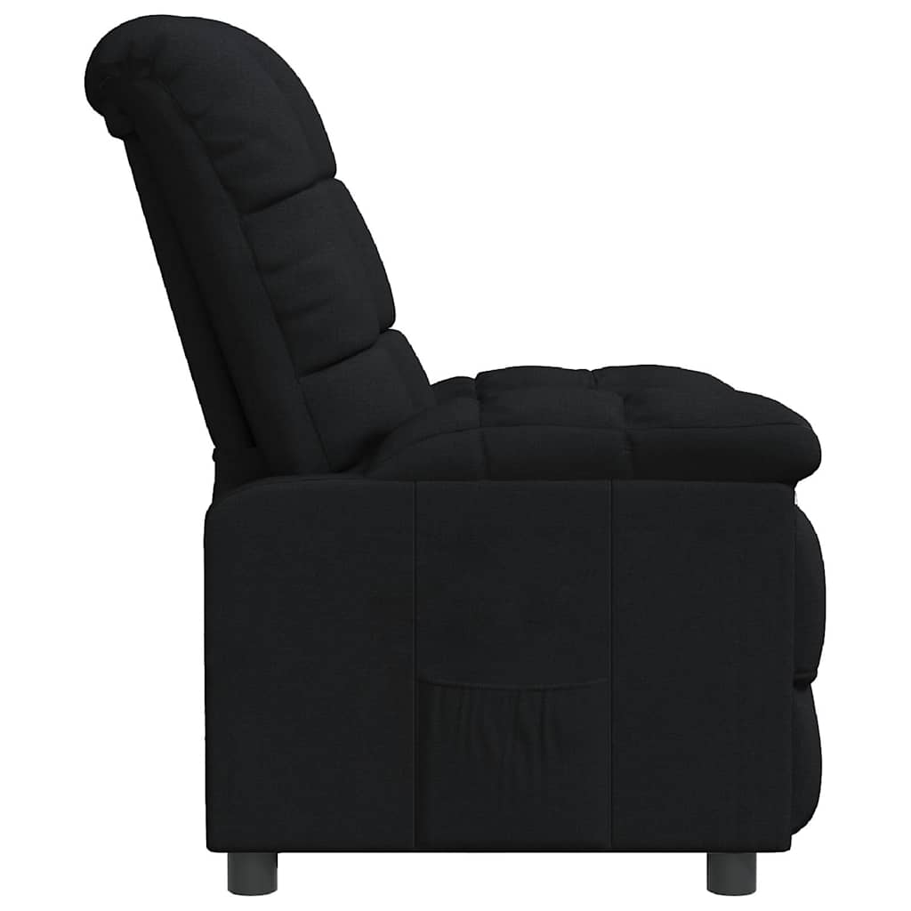 Relaxsessel Schwarz Stoff