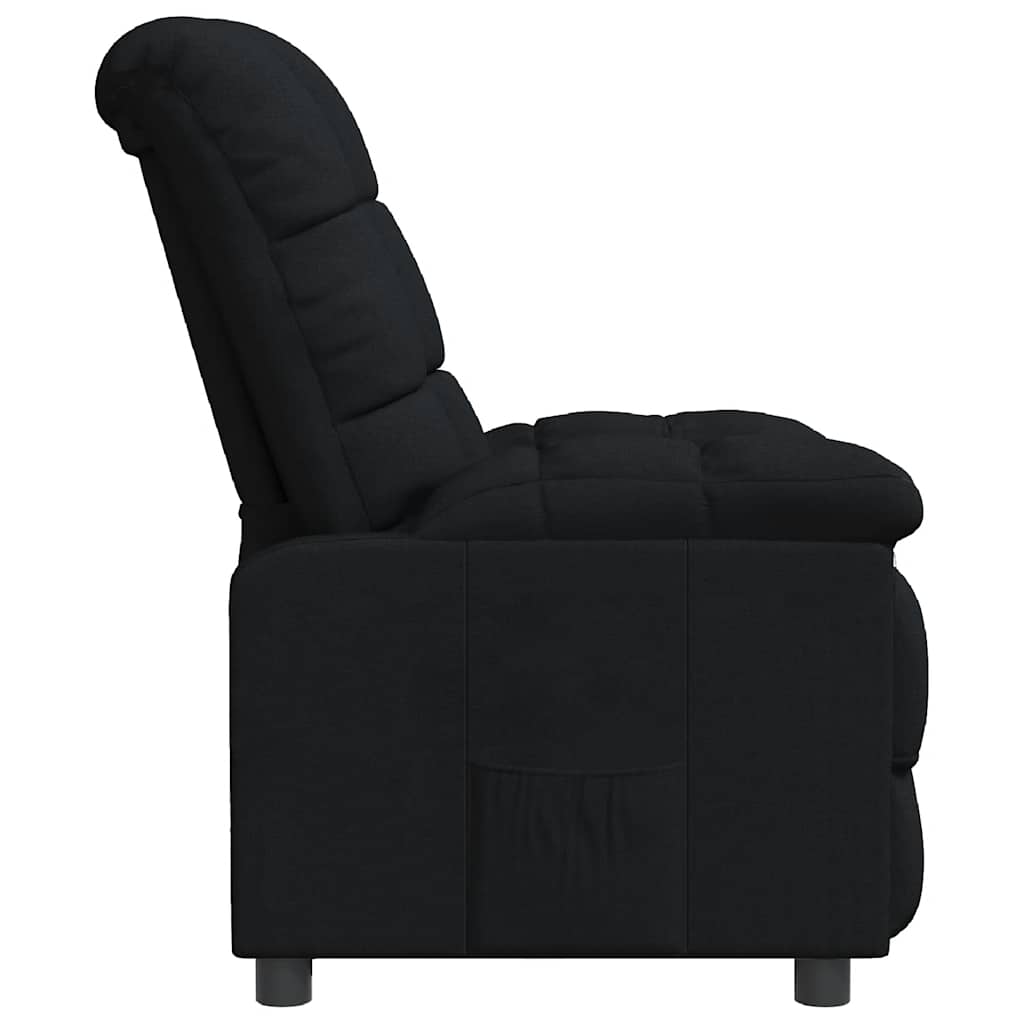 Relaxsessel Schwarz Stoff