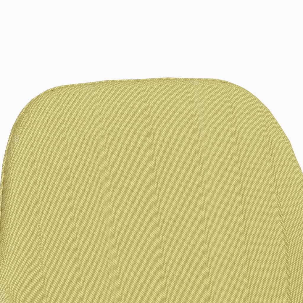 Esszimmerstühle mit Armlehnen 2 Stk. Grün Stoff