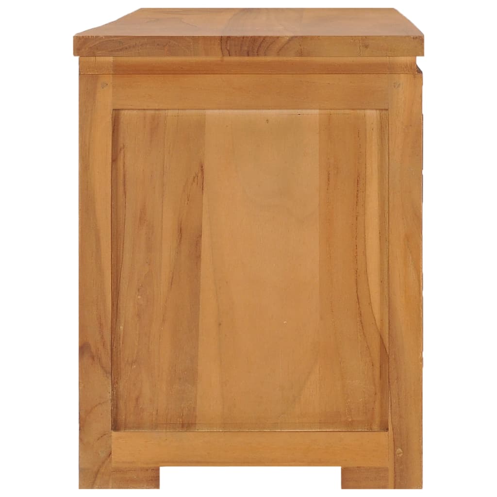 TV-Schrank 110 x 30 x 40 cm Teak Massivholz