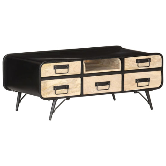 Coffee table 100×50×40 cm solid mango wood