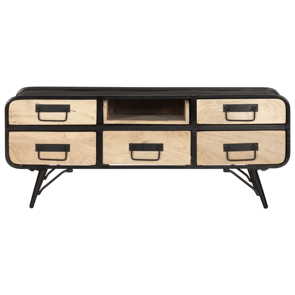 Coffee table 100×50×40 cm solid mango wood