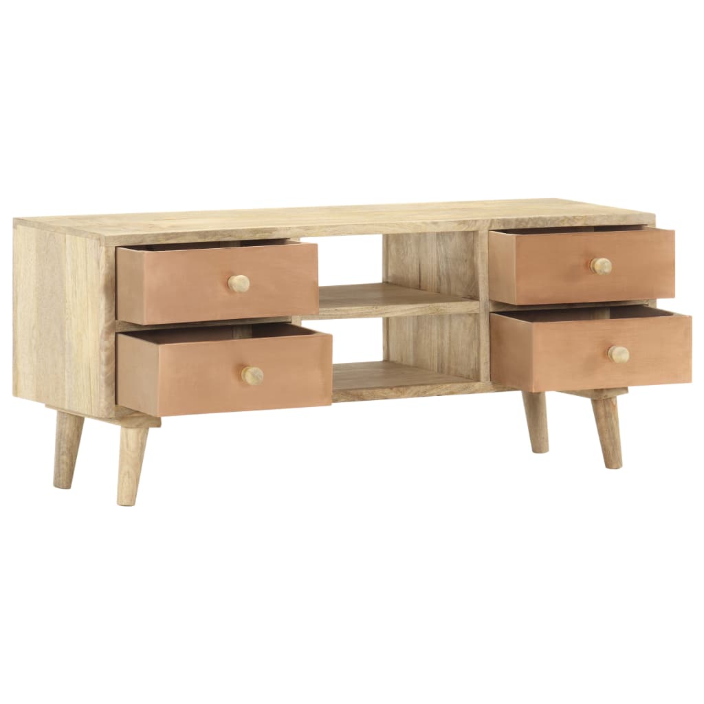 TV-Schrank 110×30×45 cm Mango Massivholz