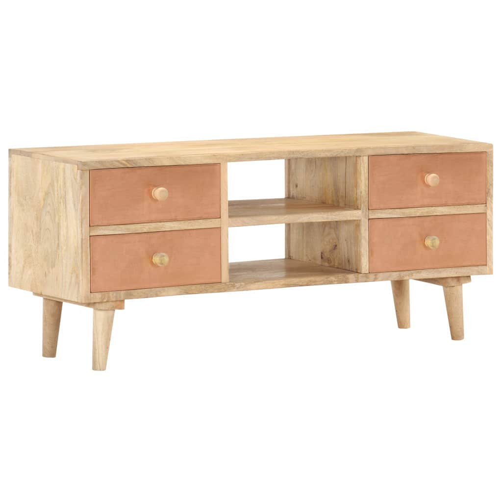 TV-Schrank 110×30×45 cm Mango Massivholz