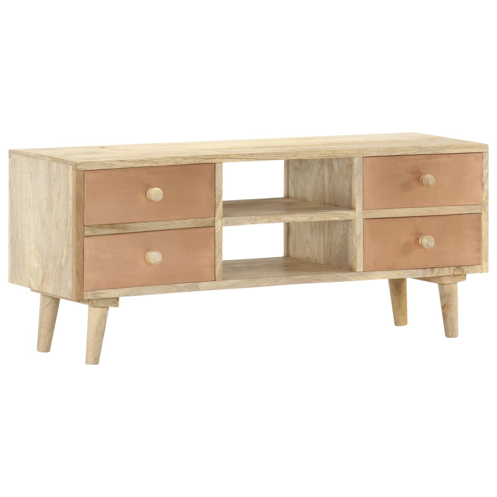 TV-Schrank 110×30×45 cm Mango Massivholz