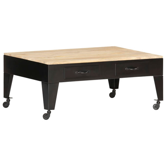 Couchtisch 100×60×40 cm Mango Massivholz