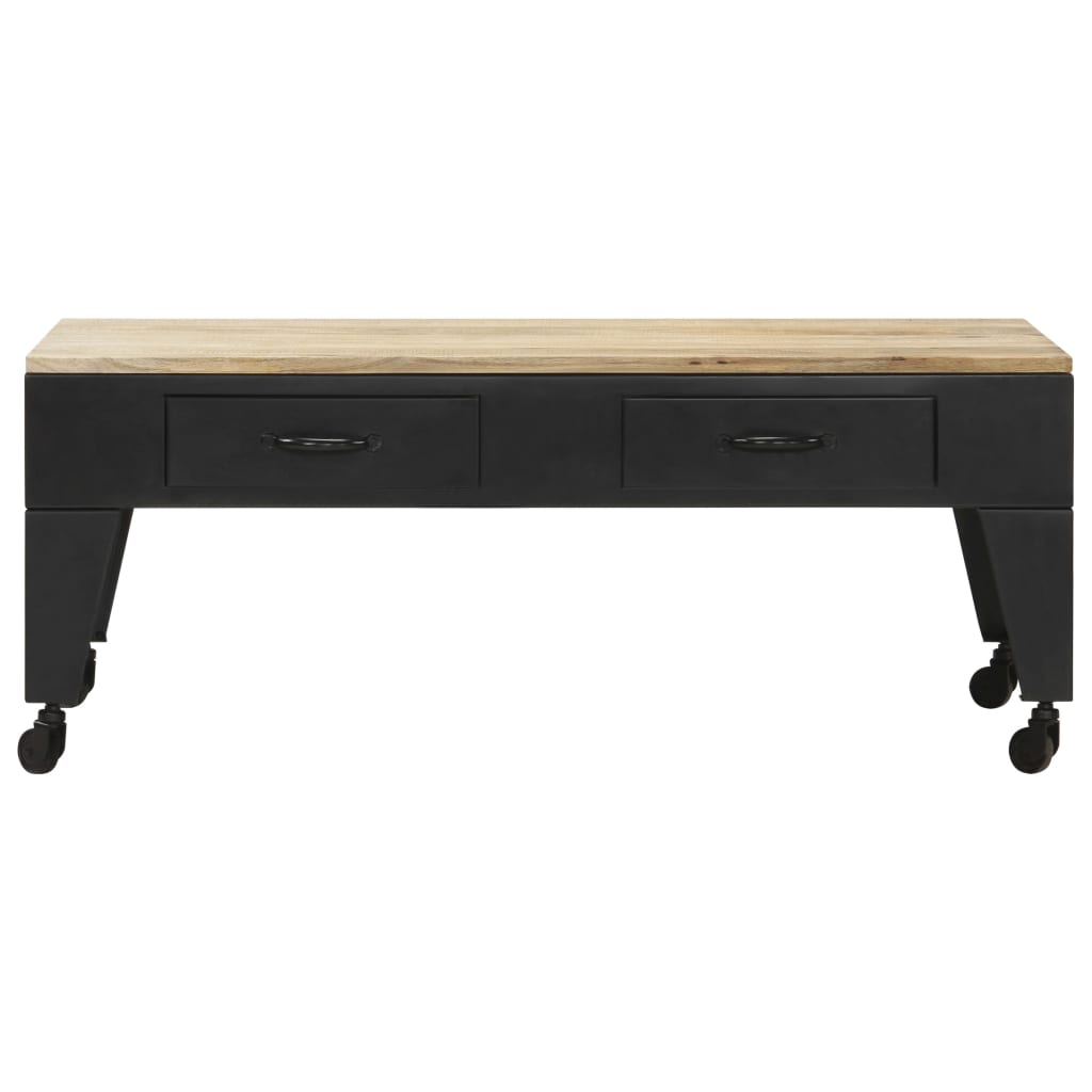 Couchtisch 100×60×40 cm Mango Massivholz