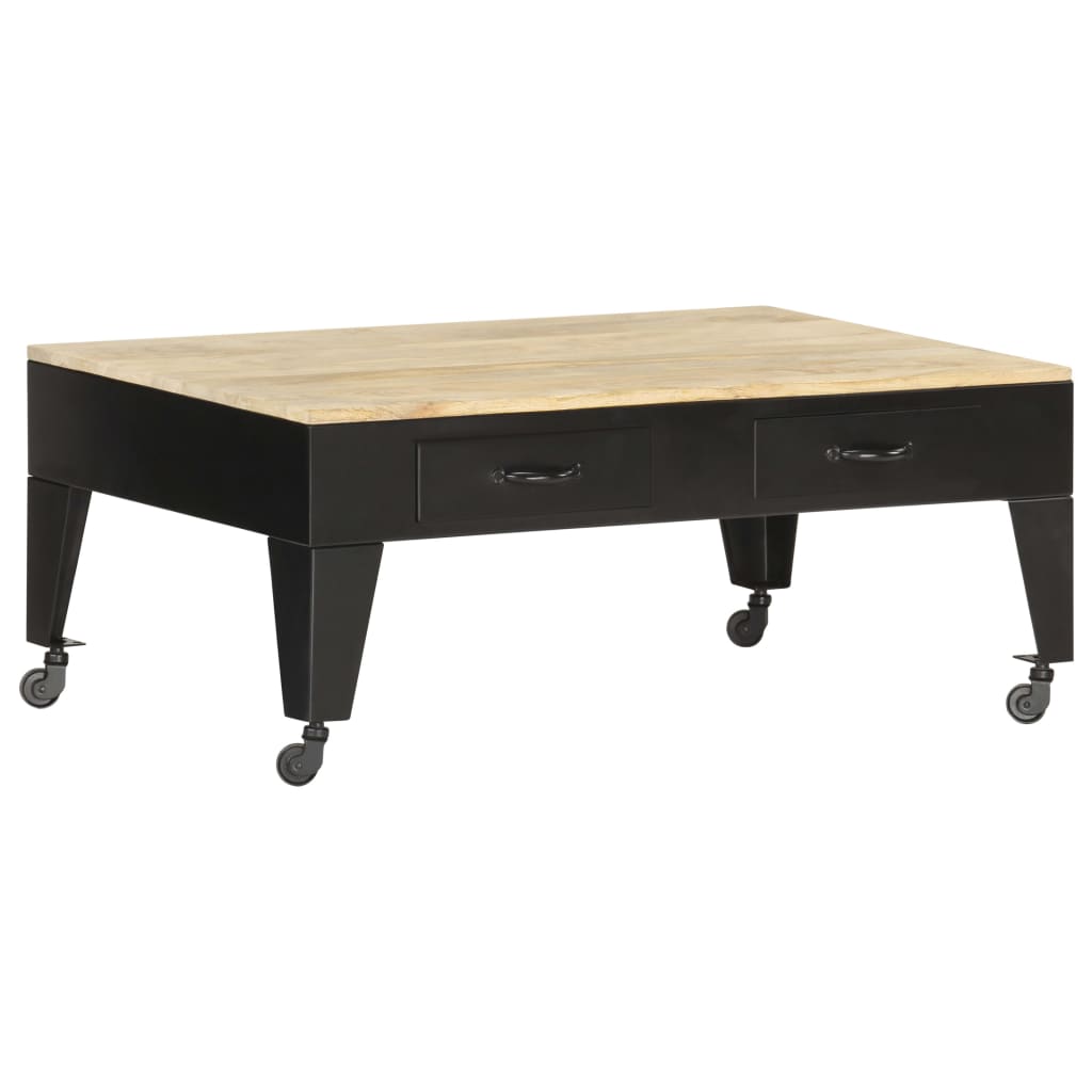 Couchtisch 100×60×40 cm Mango Massivholz