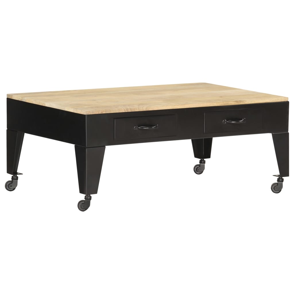 Couchtisch 100×60×40 cm Mango Massivholz